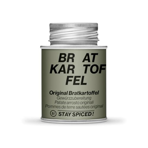 Original Salzburger Bratkartoffel Gewürz von STAY SPICED ! I In Premiumqualität I Füllgewicht 60g | 170ml Schraubdose aus Weißblech zu 100% recyclebar von stay spiced!