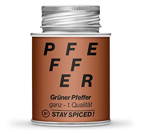 STAY SPICED ! Grüner Malabar Pfeffer I Ganz I Reingewürze 1. Qualität I 170 ml von stay spiced!