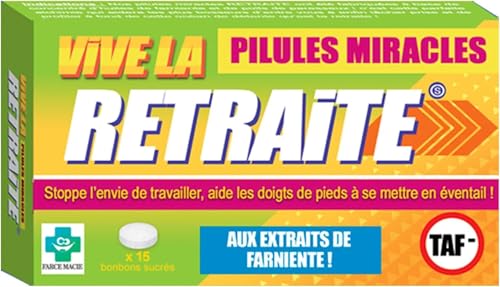 STC Humoristische Bonbon-Pillen – Pillen Miracles Ruhestand STC Humoristische Bonbon-Pillen – Pillen Miracles Ruhestand von STC