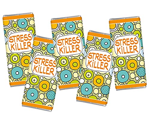 5 mal Mini Schokolade Stresskiller Prüfung STEINBECK Vollmilch Tafel 5er Set Geschenk süß Mitgebsel Abitur Arbeit Pausensnack von STEINBECK