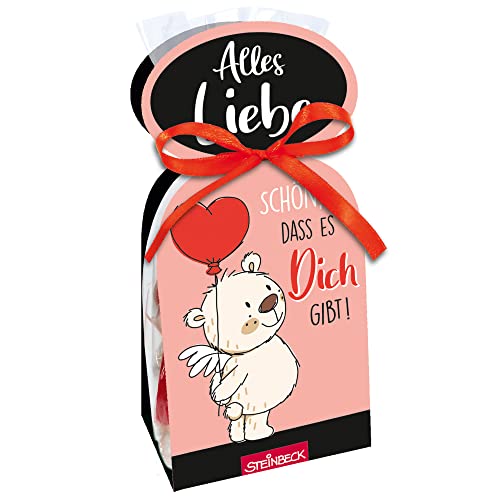 STEINBECK Bonbons 40g Alles Liebe Schön dass es Dich gibt Geschenk Mitbringsel Liebe Freundschaft Valentin von STEINBECK