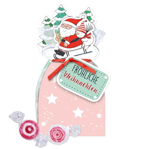 STEINBECK Bonbons 40g - Fröhliche Weihnachten - Geschenk zur Weihnachtszeit, für die Befüllung des Adventskalenders oder als süße Tischdeko und Gastgeschenk STEINBECK Bonbons 40g - Fröhliche Weihnachten - Geschenk zur Weihnachtszeit, für die Befüllung des Adventskalenders oder als süße Tischdeko und Gastgeschenk von STEINBECK