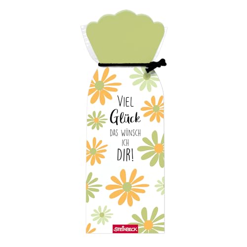 STEINBECK Bonbons 50g - Ganz viel Glück das wünsch ich dir! - Freude Glück verschenken Blumen Prüfung von STEINBECK