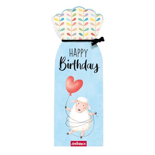 STEINBECK Bonbons 50g - Happy Birthday - Geschenk Glückwunsch Schaf Luftballon Herz von STEINBECK