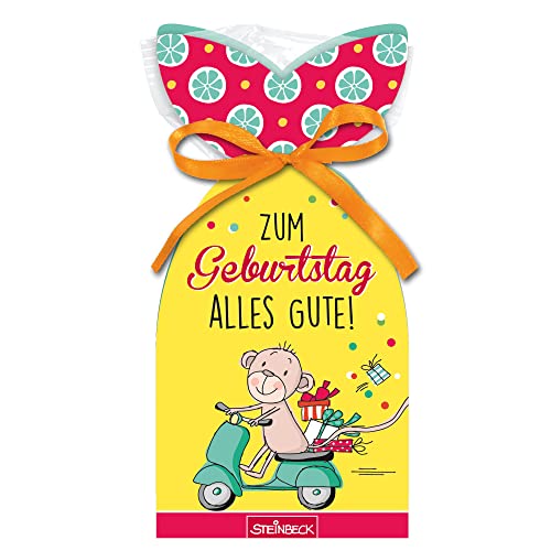 STEINBECK Fruchtgummi - Zum Geburtstag alles Gute - Geschenk 100g - Geburtstagsgrüße Geburtstagswünsche Affe STEINBECK Fruchtgummi - Zum Geburtstag alles Gute - Geschenk 100g - Geburtstagsgrüße Geburtstagswünsche Affe von STEINBECK
