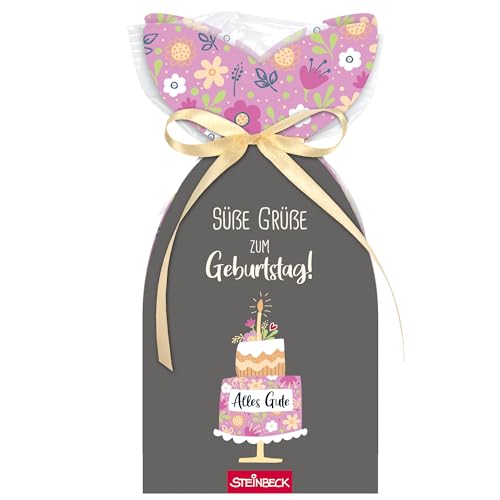 STEINBECK Fruchtgummi - Süße Grüße zum Geburtstag - Geschenk 100g Valentinstag Freundschaft Überraschung Aufmerksamkeit Lieblingsmensch STEINBECK Fruchtgummi - Süße Grüße zum Geburtstag - Geschenk 100g Valentinstag Freundschaft Überraschung Aufmerksamkeit Lieblingsmensch von STEINBECK