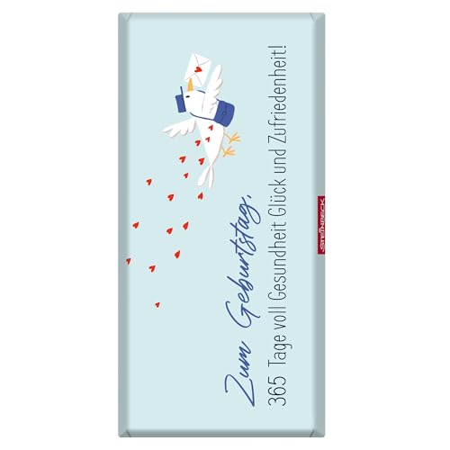 STEINBECK Geburtstag Geschenk-Schokolade Zum Geburtstag 365 Tage voll Gesundheit, Glück und Zufriedenheit 100g Tafel Happy Birthday Vogel STEINBECK Geburtstag Geschenk-Schokolade Zum Geburtstag 365 Tage voll Gesundheit, Glück und Zufriedenheit 100g Tafel Happy Birthday Vogel von STEINBECK