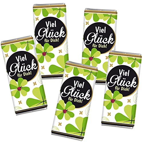 STEINBECK Geschenk-Schokolade - Viel Glück für dich - 5 mal Minischokolade Glückwunsch Neujahr Silvester Glückskäfer Glücksklee Prüfung Abitur Studium Beruf STEINBECK Geschenk-Schokolade - Viel Glück für dich - 5 mal Minischokolade Glückwunsch Neujahr Silvester Glückskäfer Glücksklee Prüfung Abitur Studium Beruf von STEINBECK