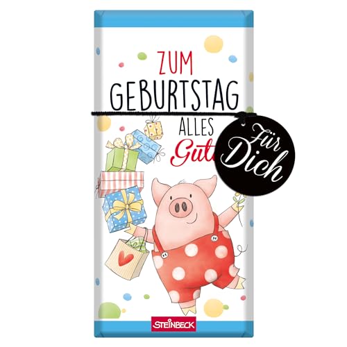 STEINBECK Glückwunsch Geschenk- Schokolade 100g Tafel Geburtstag Rente Prüfung Herzlichen Glückwunsch STEINBECK Glückwunsch Geschenk- Schokolade 100g Tafel Geburtstag Rente Prüfung Herzlichen Glückwunsch von STEINBECK