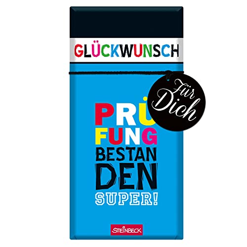 STEINBECK Prüfung Geschenk-Schokolade 100g Tafel Glückwunsch bestanden geschafft Abitur Studium Examen Schule STEINBECK Prüfung Geschenk-Schokolade 100g Tafel Glückwunsch bestanden geschafft Abitur Studium Examen Schule von STEINBECK