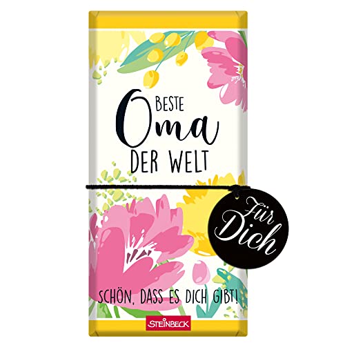 STEINBECK beste Oma Geschenk-Schokolade 100g Tafel Geburtstag Weihnachten Ostern Valentinstag STEINBECK beste Oma Geschenk-Schokolade 100g Tafel Geburtstag Weihnachten Ostern Valentinstag von STEINBECK