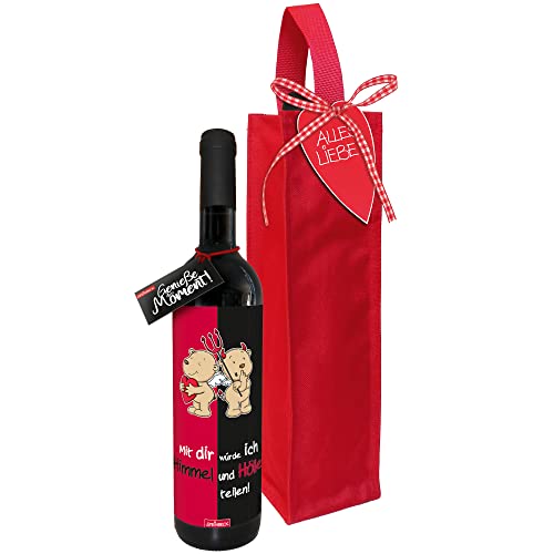 STEINBECK Wein Liebe Geschenk Lieblingsmensch Weihnachten Geschenk trockener Rotwein aus Spanien 100% von STEINBECK