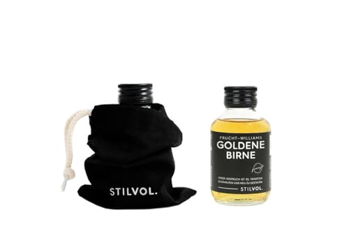 100ml Schnäpse und Liköre von STILVOL. — Kleine Geschenke für Männer und Frauen (Frucht-Williams Goldene Birne) von STILVOL.