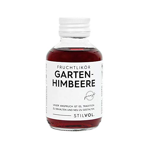 Geschenke für Frauen: Gartenhimbeere Likör 100ml mit 19% Vol. von STILVOL. Spirituosen. In Handarbeit in deutscher Klein-Brennerei hergestellt, ohne künstlicheAromen. von STILVOL.