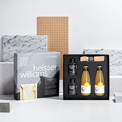 Geschenkset: Heisser Williams – Winterliches Drink Set für zwei Personen – Hochprozentiger Glühpunsch von STILVOL.