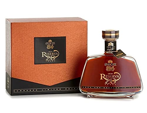 Stock 84 Brandy Gran Riserva 20 Years Limited Edition 44% vol Cl 70 Stock 84 Brandy Gran Riserva 20 Years Limited Edition 44% vol Cl 70 von Stock 84