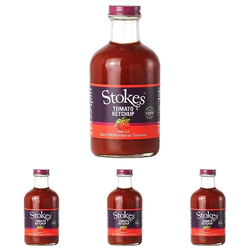 Stokes Real Tomato Ketchup 257ml (Packung mit 4) von STOKES