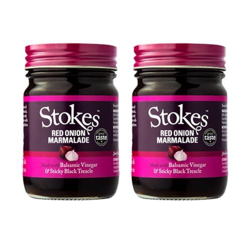 Stokes Saucen Red Onion Marmalade (265g) - Packung mit 2 von STOKES
