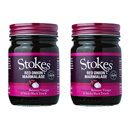 Stokes Saucen Red Onion Marmalade (265g) - Packung mit 2 von STOKES