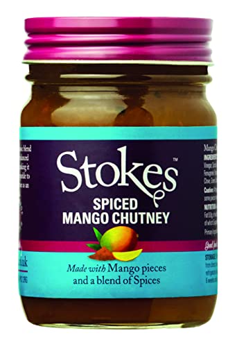 Stokes Mango Chutney, fruchtig süß im Geschmack mit erfrischendem Mangoaroma & exotischer Currynote 1x 270g von STOKES