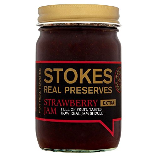 Stokes Strawberry Jam (454g) - Packung mit 2 von STOKES