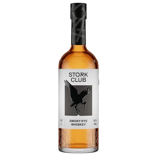 STORK CLUB Smoky Rye Whiskey (1 x 0,7 l) – Deutscher Roggen-Whiskey mit 50% vol. von STORK CLUB