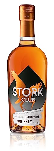 STORK CLUB Smoky Rye Whiskey (1 x 0,7 l) – Deutscher Roggen-Whiskey mit 50% vol. von STORK CLUB