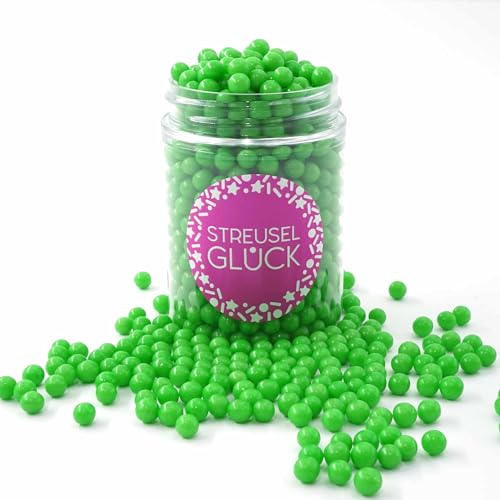 Streusel Pure Love grün 90g STREUSEL GLÜCK Zuckerstreusel Frühling Spring Sprinkles Fußball Tortendeko Plätzchen verzieren Kuchenstreusel von STREUSEL GLÜCK wir streuseln Liebe