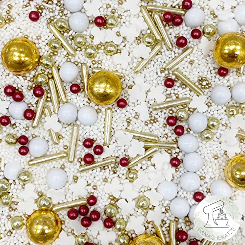Streusel Weihnachten Christmas Angel weiss gold bordeaux Engel 90g | STREUSEL GLÜCK | goldene Weihnachtsstreusel Zuckerstreusel Sprinkles Christmas Tortendeko Plätzchen verzieren Kuchenstreusel Streusel Weihnachten Christmas Angel weiss gold bordeaux Engel 90g | STREUSEL GLÜCK | goldene Weihnachtsstreusel Zuckerstreusel Sprinkles Christmas Tortendeko Plätzchen verzieren Kuchenstreusel von STREUSEL GLÜCK wir streuseln Liebe