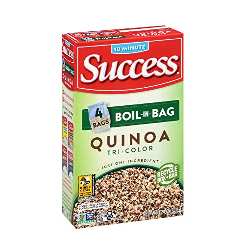 Boil-In-Bag Quinoa, Quick Tri-Color Quinoa, 12-Ounce Box von SUCCESS
