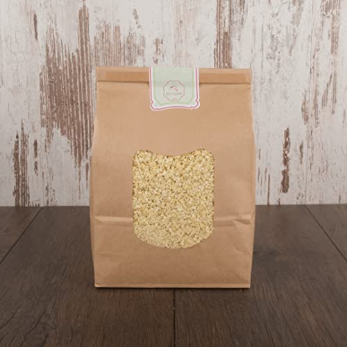 süssundclever.de® Bio Hirseflocken | aus Europa | 5,0 kg (5 x 1,0 kg) | Hirse | plastikfrei und ökologisch-nachhaltig abgepackt von SÜSSUNDCLEVER.DE est 2016