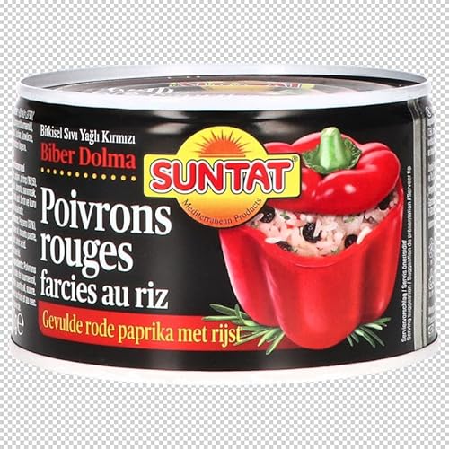 SUNTAT Gefüllte Paprika Rote Paprika Mit Reisfüllung, 400 g SUNTAT Gefüllte Paprika Rote Paprika Mit Reisfüllung, 400 g von SUNTAT