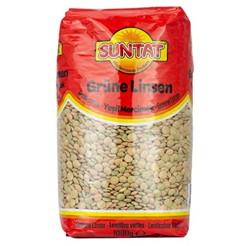 Suntat - Grüne Linsen in 1 kg Packung von SUNTAT