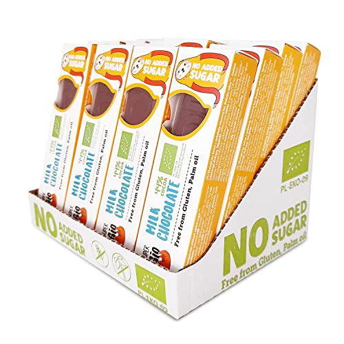 SUPER FUDGiO BIO Schokoriegel Set | Organic und zuckerfreie Süssigkeiten | Glutenfrei | Schokolade Snack ohne Zucker| Milchschokolade | 16-er Set SUPER FUDGiO BIO Schokoriegel Set | Organic und zuckerfreie Süssigkeiten | Glutenfrei | Schokolade Snack ohne Zucker| Milchschokolade | 16-er Set von SUPER FUDGiO