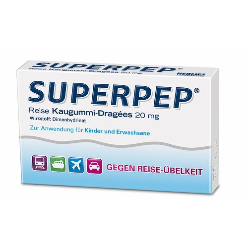 SUPERPEP Reise Kaugummi Drag, 10 St von SUPERPEP