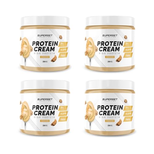 Superset Nutrition - Protein Cream (4x250g) Cookies von SUPERSET NUTRITION