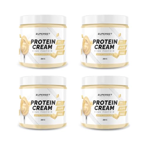 Superset Nutrition - Protein Cream (4x250g) Weiße Schokolade von SUPERSET NUTRITION