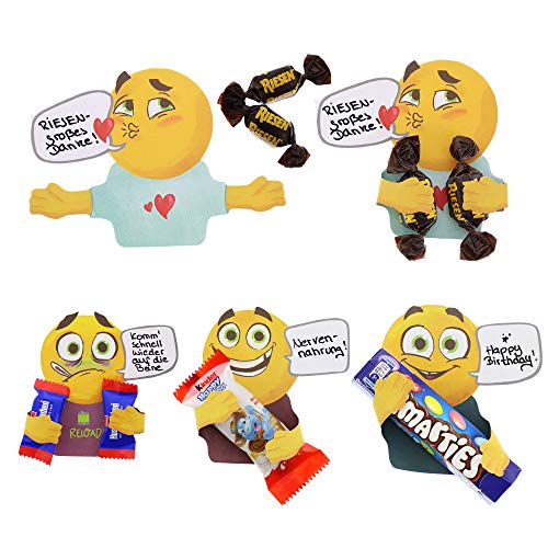 SURPRISA Sweet Hugs Set 'Smiley' für Schokolade, Dankeschön, individuelles kreatives Geschenk, Geburtstag, Gute Besserung SURPRISA Sweet Hugs Set 'Smiley' für Schokolade, Dankeschön, individuelles kreatives Geschenk, Geburtstag, Gute Besserung von SURPRISA