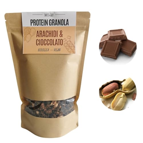 SWEE-THY Proteingranola Bio Erdnüsse und Schokolade. Format 350 g. von SWEE-THY