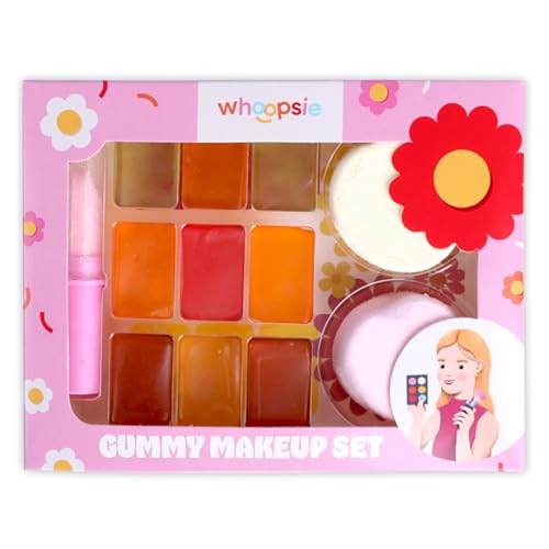 Whoopsie Candy Makeup Set 70g – Süßigkeiten für Kinder in Makeup-Form aus Fruchtgummi, Gummibär & Schaumzucker – Lippenstift, Rouge & Lidschatten – ideal für Kindergeburtstag, Mitgebsel & Goodie Bag Whoopsie Candy Makeup Set 70g – Süßigkeiten für Kinder in Makeup-Form aus Fruchtgummi, Gummibär & Schaumzucker – Lippenstift, Rouge & Lidschatten – ideal für Kindergeburtstag, Mitgebsel & Goodie Bag von SWEET BUDDIES