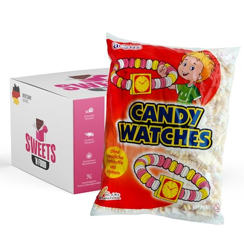 Retro Süßigkeiten: Traubenzuckeruhren - 100 Stück im Beutel von SWEETS´N FOOD