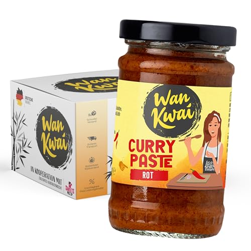 Wan Kwai Curry Paste rot 110g | Vegan, aus natürlichen Zutaten | Perfekt für dein Lieblingscurry von SWEETS´N FOOD