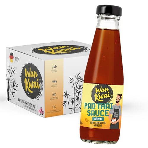 Wan Kwai Pad Thai Sauce Würzig 200ml | Authentischer Geschmack für köstliches Pad Thai | Ideal für Nudelgerichte Wan Kwai Pad Thai Sauce Würzig 200ml | Authentischer Geschmack für köstliches Pad Thai | Ideal für Nudelgerichte von SWEETS´N FOOD