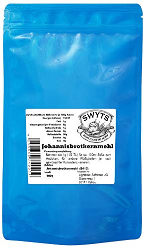 100g Johannisbrotkernmehl - Zutaten und Zusatzstoffe von SWYTS - für einen besseren Erfolg in der Küche von SWYTS