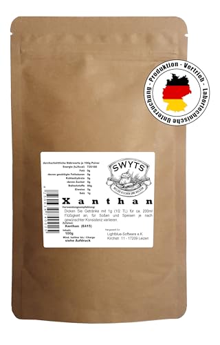 100g Xanthan - Zutaten und Zusatzstoffe von SWYTS - für einen besseren Erfolg in der Küche von SWYTS