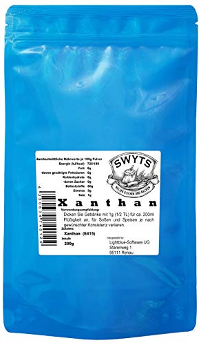 200g Xanthan - Zutaten und Zusatzstoffe von SWYTS - für einen besseren Erfolg in der Küche von SWYTS