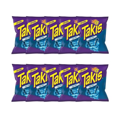 10x Takis Blue Heat 100g SPARPACK – 10er Pack, Scharfe Mais-Tortilla-Chips mit Intensivem Geschmack, Knusprig und Würzig, Perfekt für Partys und Snack-Liebhaber + SYNBERA Sticker 10x Takis Blue Heat 100g SPARPACK – 10er Pack, Scharfe Mais-Tortilla-Chips mit Intensivem Geschmack, Knusprig und Würzig, Perfekt für Partys und Snack-Liebhaber + SYNBERA Sticker von SYNBERA