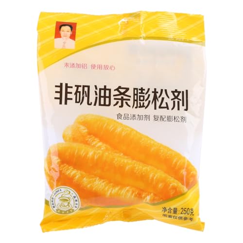 SZYDD Back- und Gebäckwerkzeuge, 250 g, Alaun-Krapfen, Hebemittel, Pulver, tiefgebratene Teigstäbchen SZYDD Back- und Gebäckwerkzeuge, 250 g, Alaun-Krapfen, Hebemittel, Pulver, tiefgebratene Teigstäbchen von SZYDD