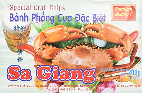 SA GIANG - Ungebackene Krabbenchips, (1 X 200 GR) von Sa Giang