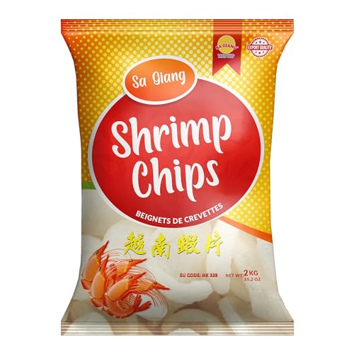 Sa Giang Shrimp Chips (ungekocht), 2 kg von Sa Giang